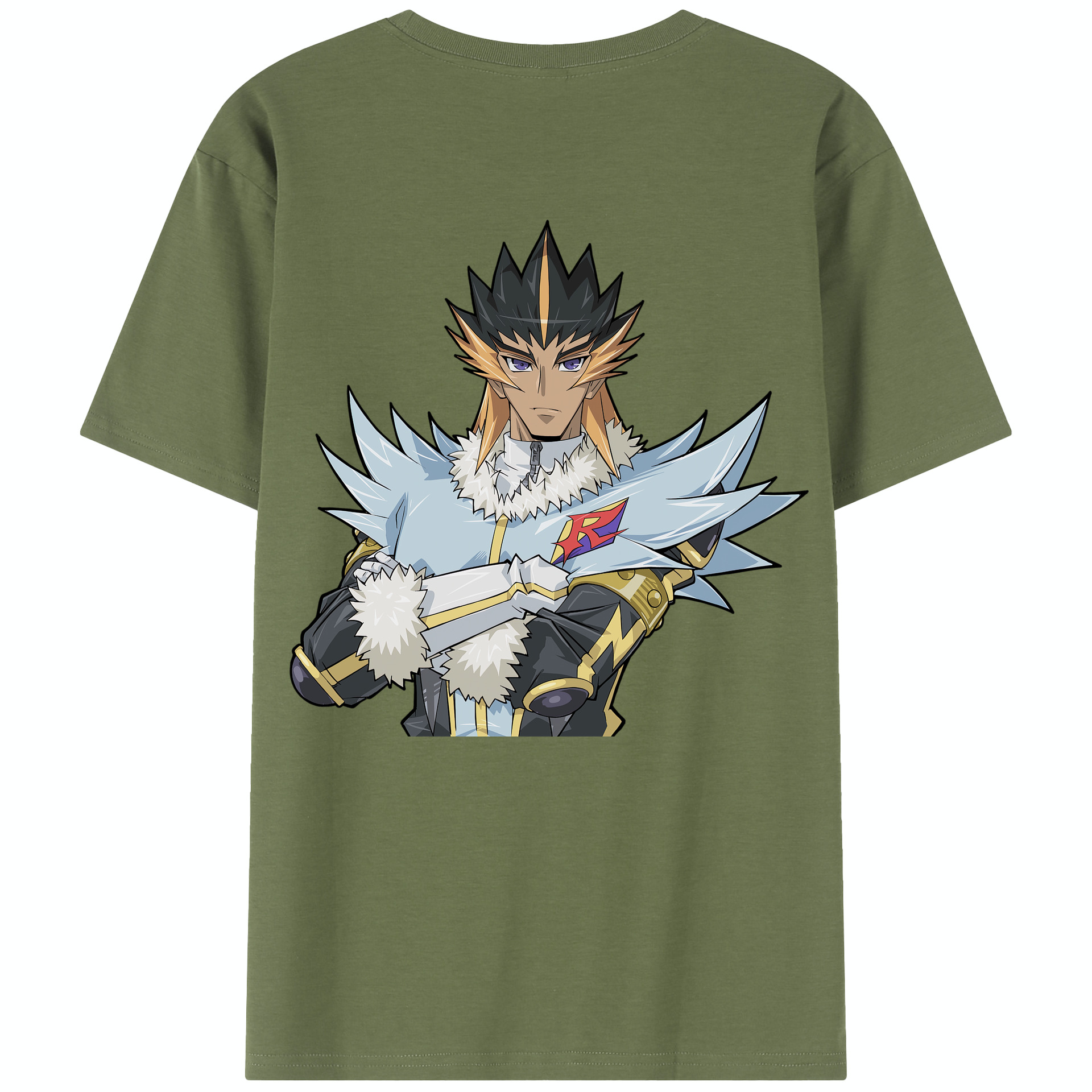 （画像用） 遊☆戯☆王 Yu-Gi-Oh! 綿100％半袖Tシャツ（背面プリント）